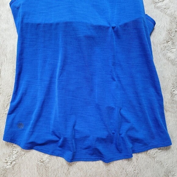 Athleta Box Jump Tank Top Blue With Black Built In Bra Size S - Picture 5 of 14